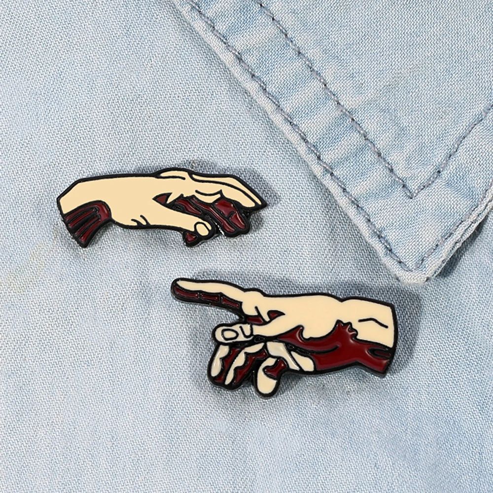 Модное создание Адама броши искусство булавки для лацканов Значки рюкзака