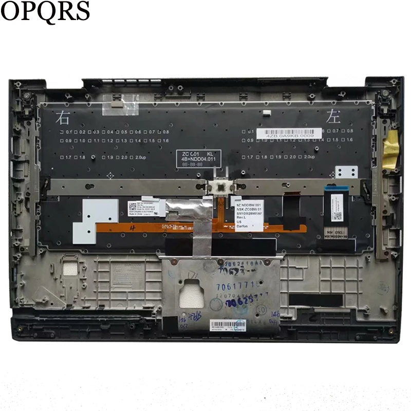 new us keyboard for lenovo thinkpad x1 yoga 2nd gen backlit us keyboard with palmrest sm10m69725sm10m69731 free global shipping