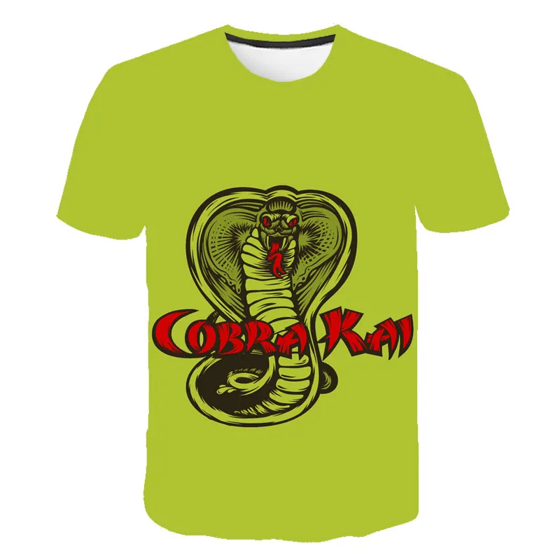 

Cobra T-Shirt 3D Print Kids Clothes Boys Cartoon Tops Funny Cool Children Tee 4-14 Years 2021 Baby Fashion Casual Short Sleeve