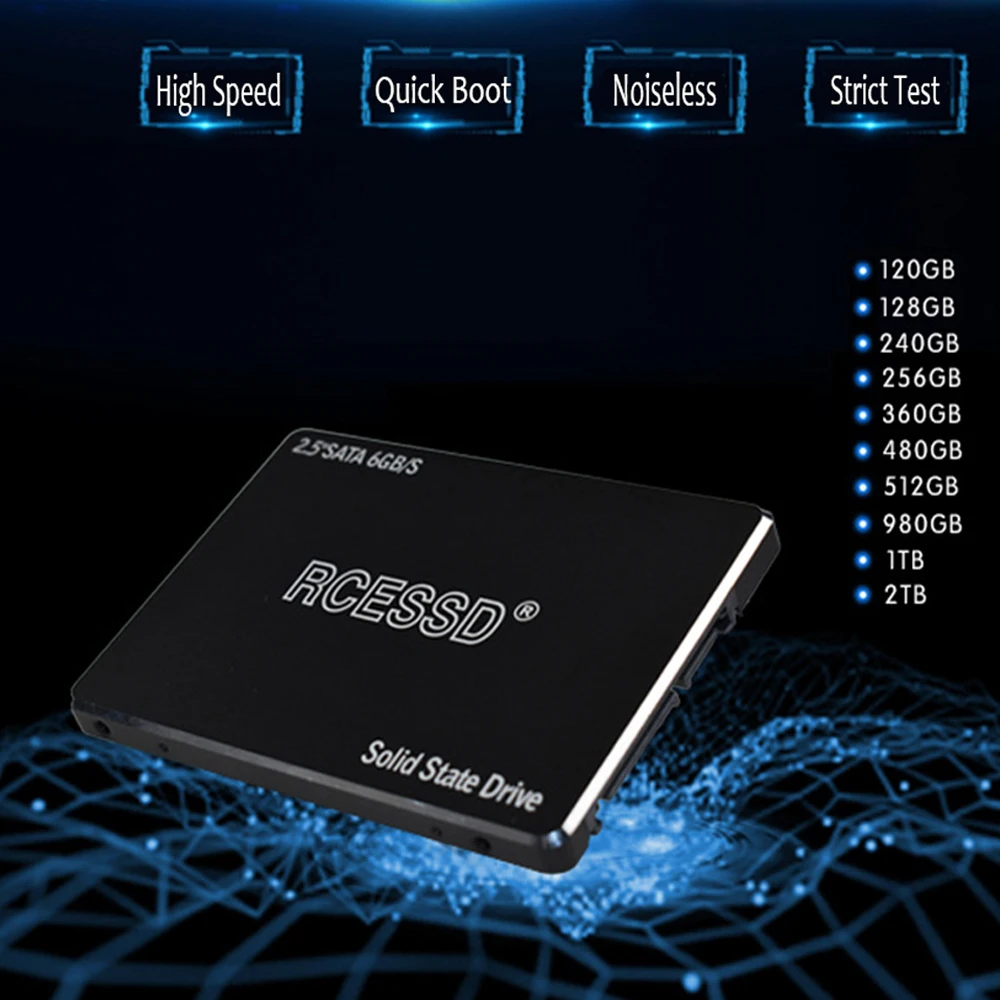 Металлический твердотельный накопитель RCESSD 120 ГБ 128 240 256 2 5 дюйма SATA3 360 гб