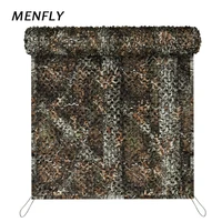 menfly tree bionic camouflage net reinforced with mesh gird jungle cabin cover hunting camping awning woodland bird watching net