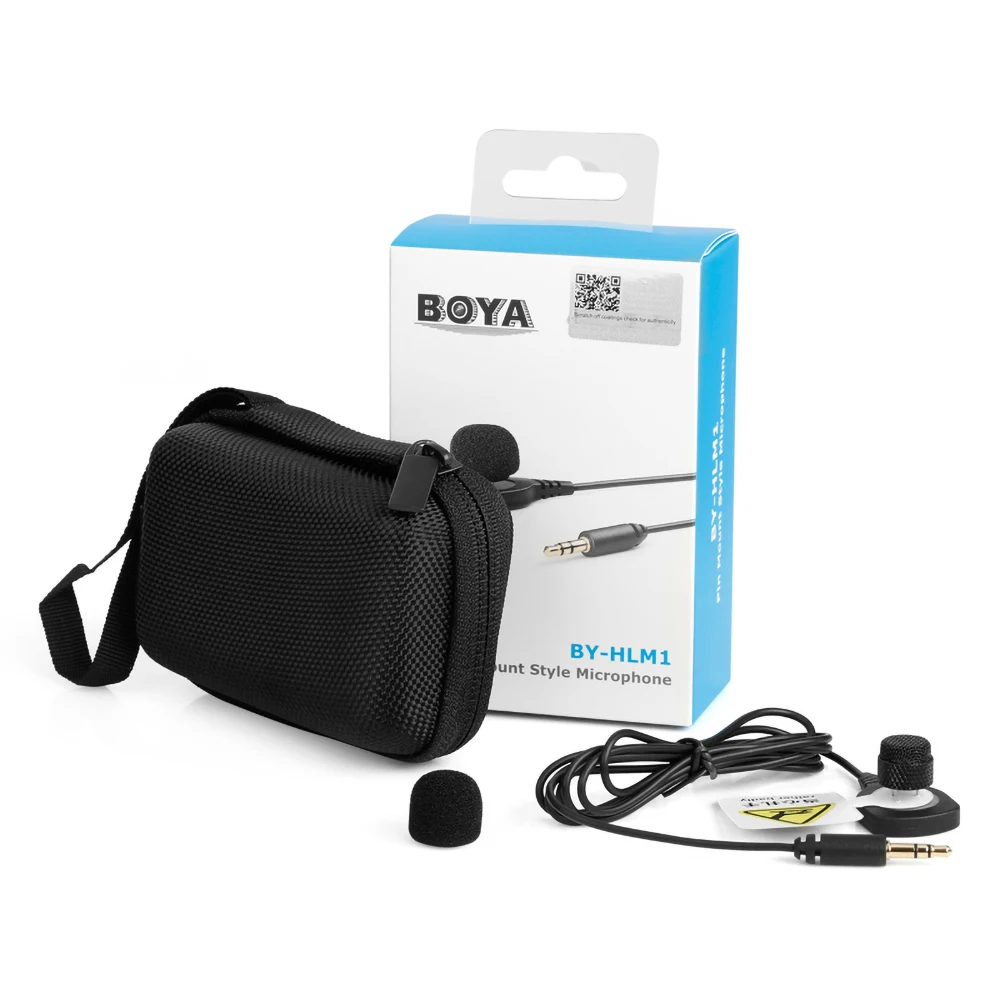 BOYA всенаправленный переносной контактный микрофон для камеры Canon Nikon Sony DSLR набор
