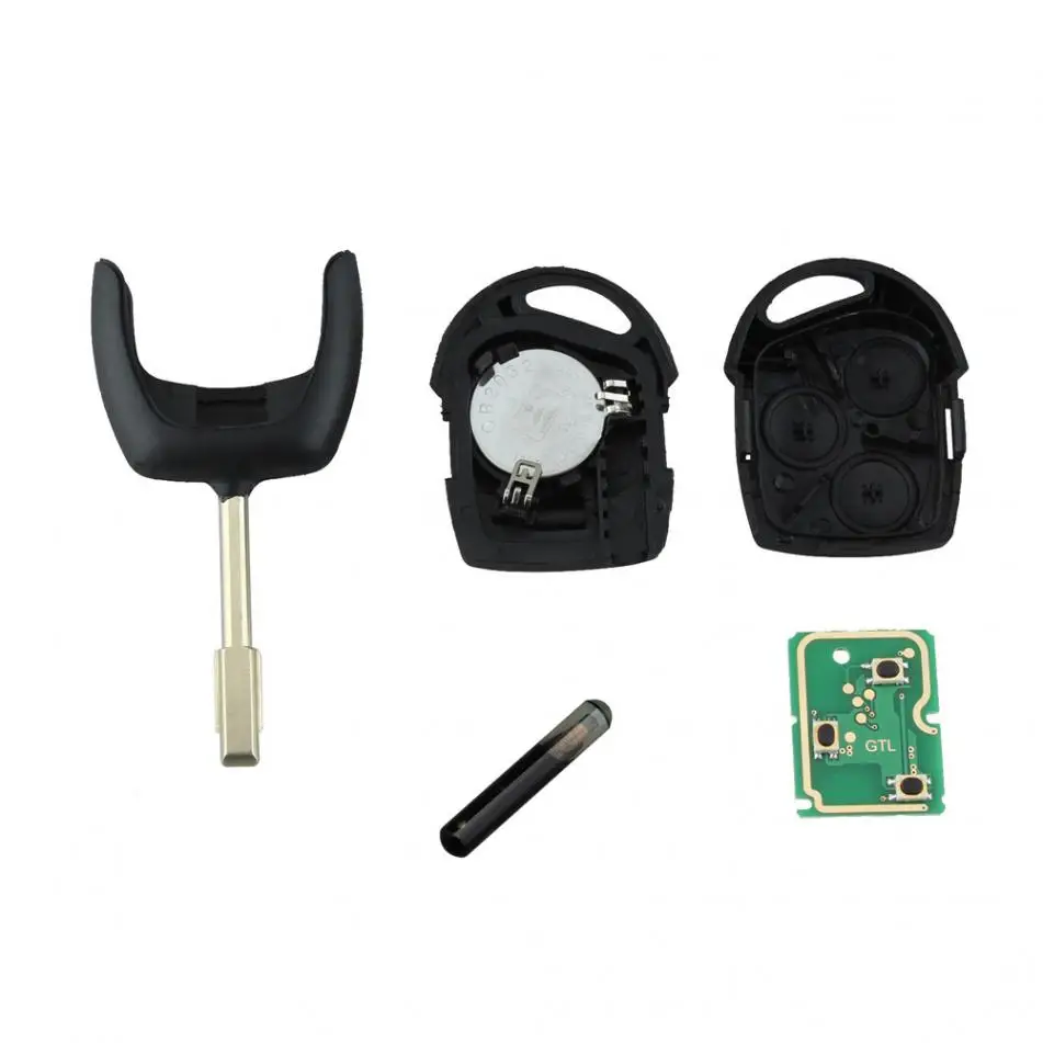 433 МГц/315 МГц 3 кнопки Замена дистанционного ключа автомобиля Fob передатчик Clicker