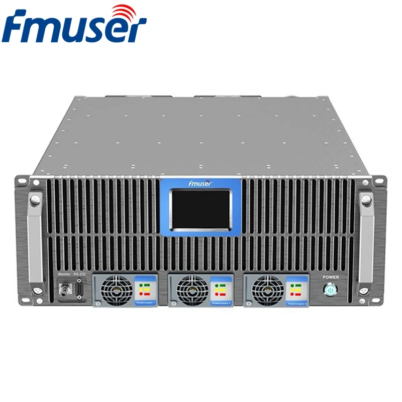 FMUSER FSN 5000T 5 кВт 5000 Вт fm радио передатчик + 4Bay дипольная FM антенна 80 м набор кабелей