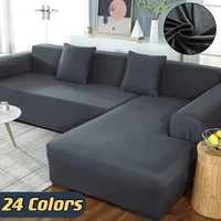 1234 seater sofa covers for living room elastic solid corner couch cover l shaped chaise longue slipcovers chair protector