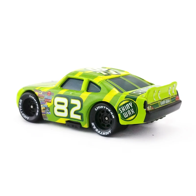 Disney Pixar Cars No.82 Блестящий воск металлический литой под давлением игрушечный