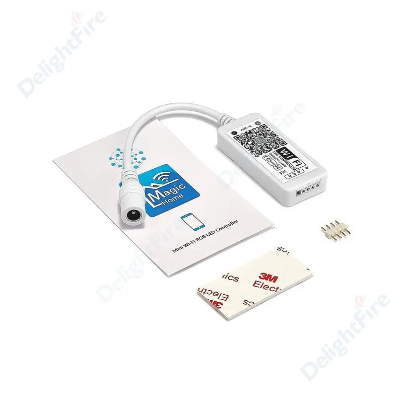 Светодиодный wifi RGB RGBW контроллер DC 5 в 12 В 24 в музыкальный контроллер от Amazon Alexa домашний телефон wifi светодиодный контроллер для светодиодной ленты 5050