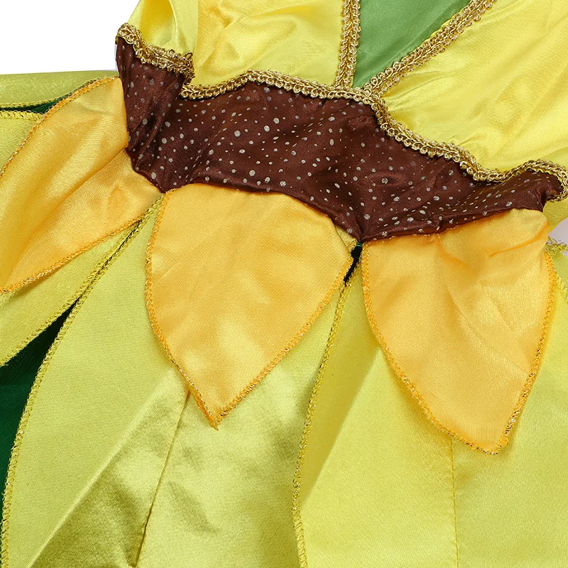 Платье для костюмированной вечеринки с подсолнухами девочек костюм на Хэллоуин