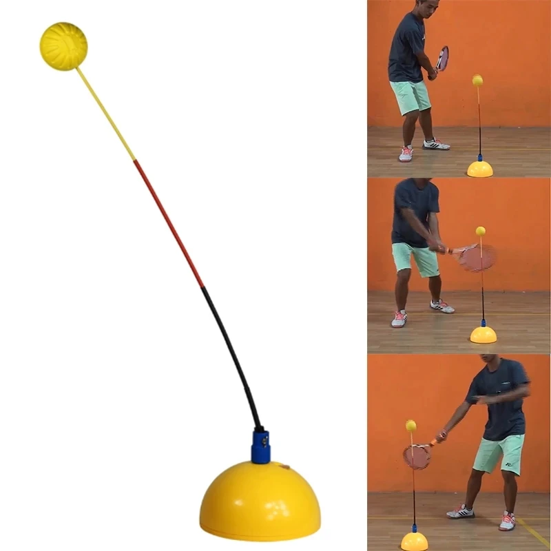 

Portable Tennis Trainer Professional Rebound Swing Ball Rebound Practice Training Tool Tennis Line Accessories