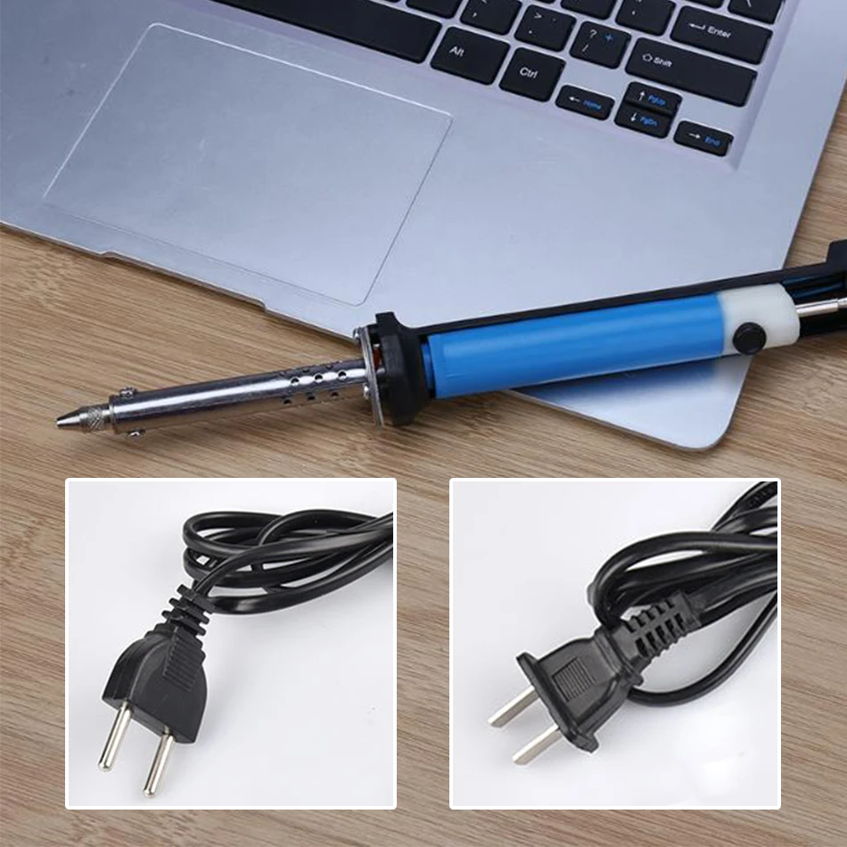 

Handheld Electric Tin Suction Sucker Pen Desoldering Pump Soldering Tool Electric Heating Vacuum Tin Sucker Iron Tool