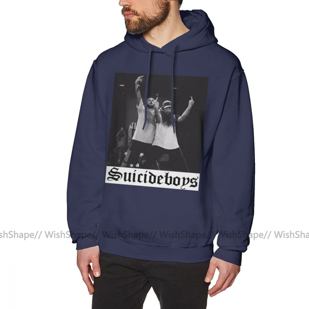 Ftp Толстовка suicideboys Ftp толстовки X Зимний пуловер Толстовка классная длинная длина хлопок мужские уличные белые толстовки - Цвет: Navy Blue