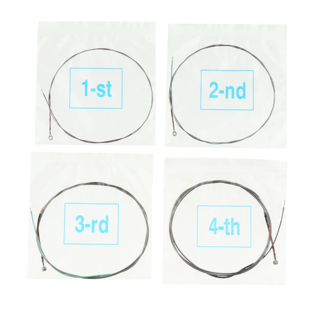 

4pcs Cello Steel Replacement Spare String A/D/C/G for Music Performance
