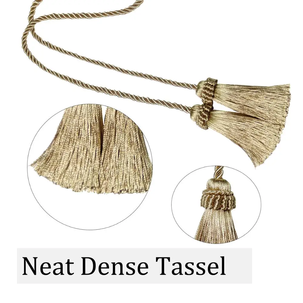1Pc Tassels Curtain Tieback Fringe Handmade Hanging Ball Tie Backs Buckle Rope Tape Curtains Holder Room Accessories | Дом и сад