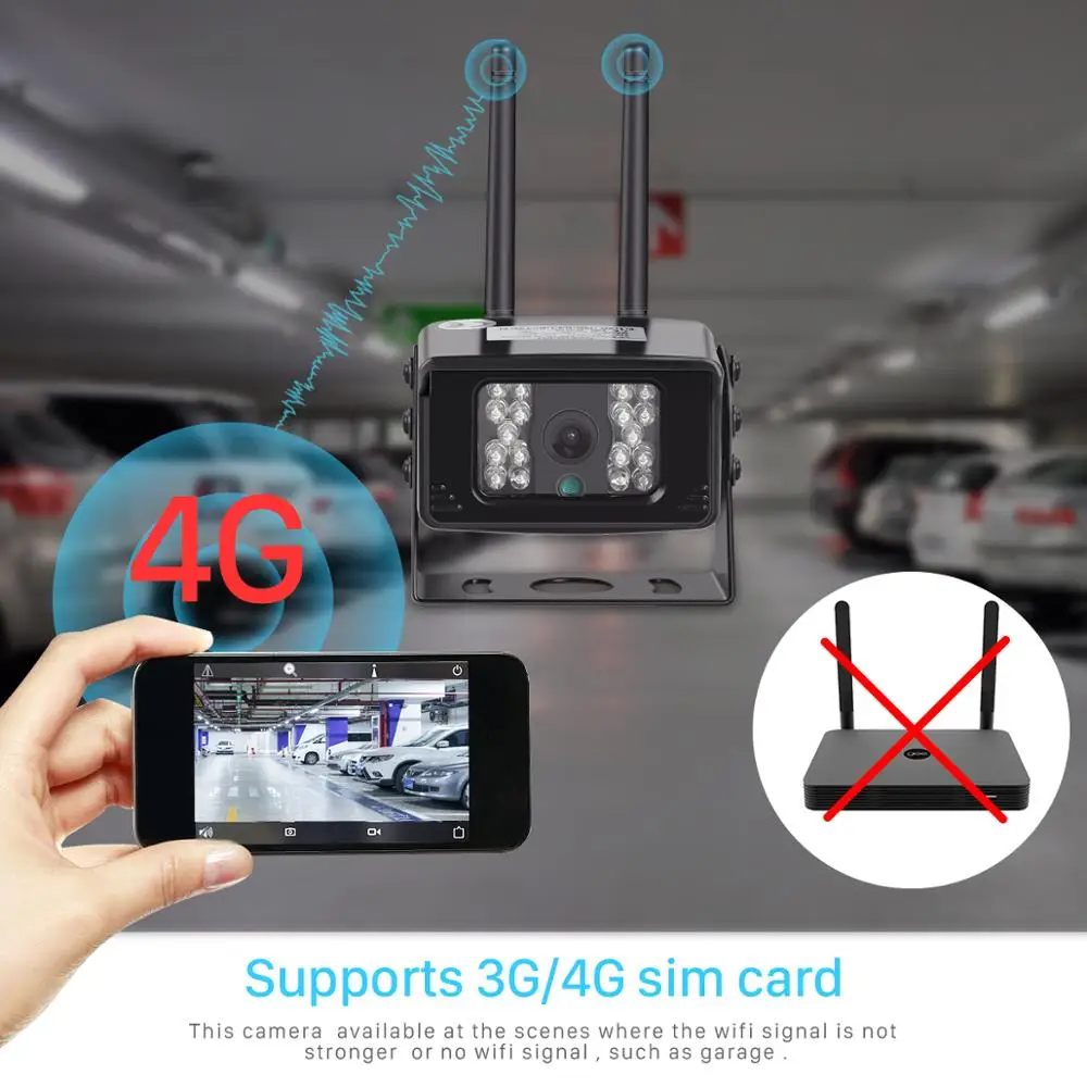 BESDER 4G 1080P SIM-карта Wi-Fi IP-камера Full HD 960P 2 МП металлический чехол Мини наружная камера