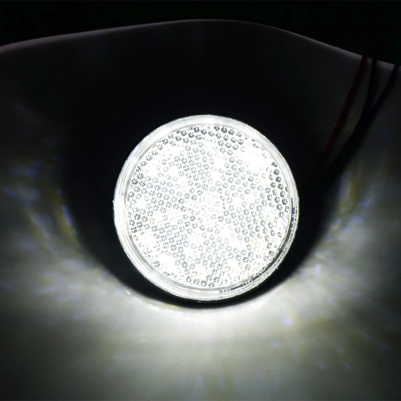2 шт. мотоциклетные поворотники 24SMD задний тормозной светильник s E4 стоп-сигналы ATV светодиодный отражатели/боковой Предупреждение ющий светильник для грузовика