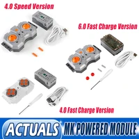 mould king high tech car battery the 6 0 and 4 0 fast speed charging powered module for 42009 building blocks bricks kids toys