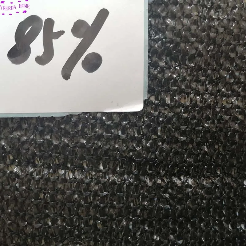 45% 65% 75% 85% черная Солнцезащитная сетка HDPE анти УФ наружный садовый солнцезащитный