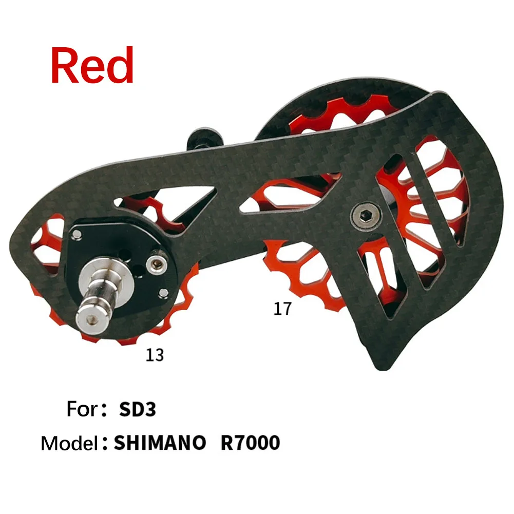 

Ceramic&Carbon Oversized Derailleur Pulley Wheel(OSPW) For -Shimano R7000 Bicycle Parts Derailleur Big Pulley Vtt Accessoire