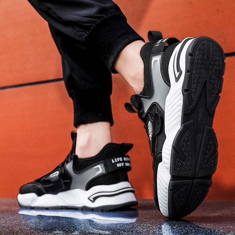 

Fashion Sneakers Casual Ligthweight Old Dad Shoes Mens Mesh Athletic Shoes Men Comfortable Breathable Slip on Shoes for Jogging