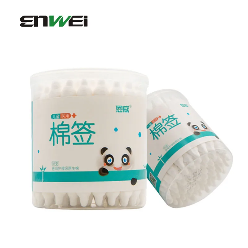 336 Ct безопасные ватные палочки натуральный хлопок тампон для детей нос ухо Чистый