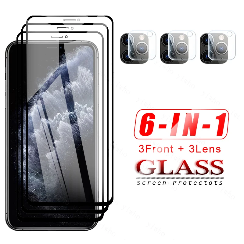 

Tempered Glass for IPhone 11 12 Pro XR X XS Max Screen Protector Film on IPhone 7 6 8 6s Plus 5 5S SE 2020 Protectove Glass Film