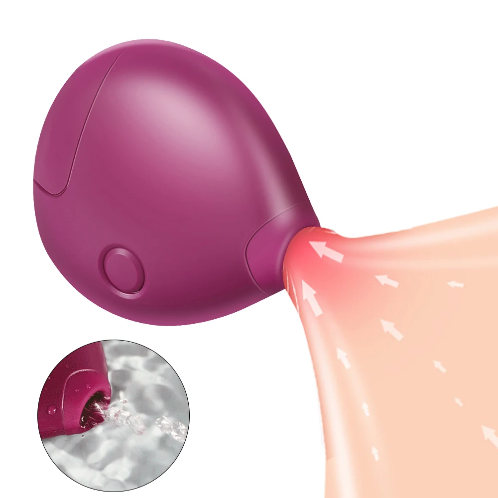 Clit Vagina Stimulator Tongue Vibrator Oral Sex Clitoris Nipple Sucker 7 Speeds G-spot Massager Vibrators Toys For Women | Красота и