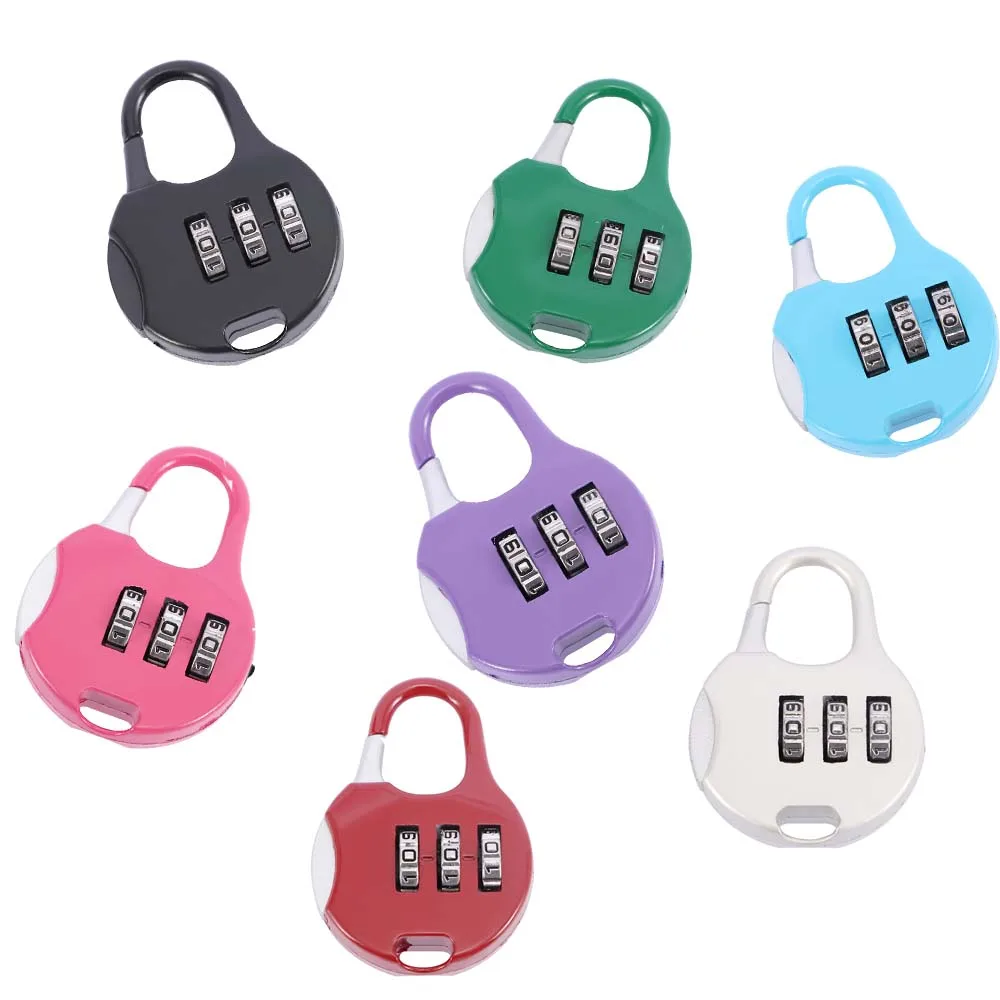 Мини 3 цифр пароль Комбинированный Замок беззаботных путешествий безопасный