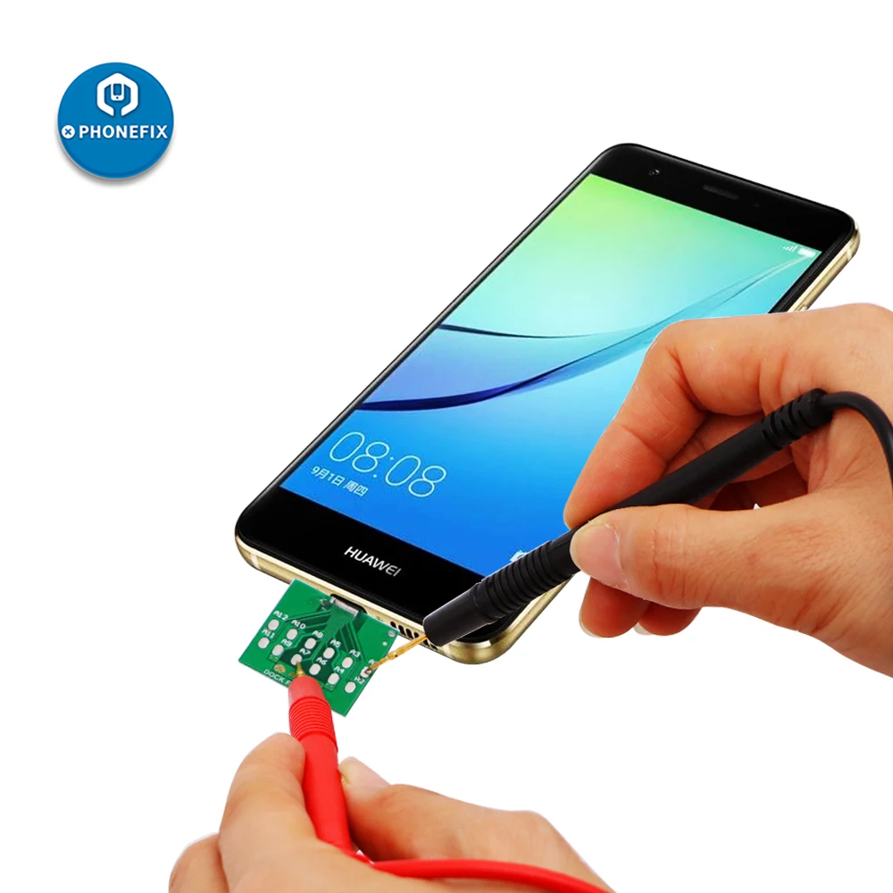 Placa de prueba flexible Micro Dock para U2 IC, puerto de carga USB, herramienta de diagnóstico para teléfonos iPhone y Android