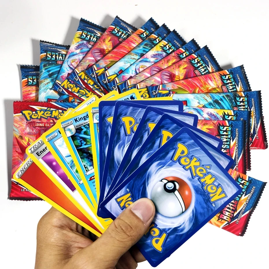 Pokemon Booster Card 360 Sword and Shield (versi&oacute;n en ingl&eacute;s) Juego de batalla para ni&ntilde;os Pokemon Sword And Shield-nuevos estilos de batalla sellados, caja de venta al por menor (36 paquetes), tarjetas de Pokemon-5