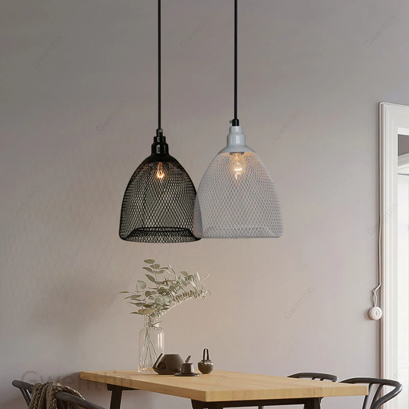 Винтажная железная клетка для птиц подвесные светильники промышленная лампа