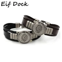 eif dock high quality che guevara mens warrior bracelet handmade badge bracelet 2020 hot