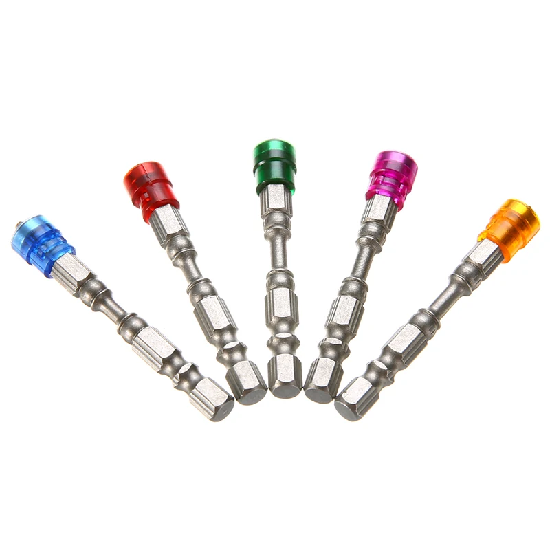 5 шт. S2 сплав PH2 Phillips Одна Головка Магнитная отвертка Биты анти скольжение 1/4 дюйма