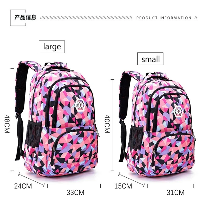 School Supplies for Teenagers Girl Orthopedic Satchel 3Pcs Child Girls Boys Primary Grades 1-3-6 FASHION Backpack Set Schoolbag