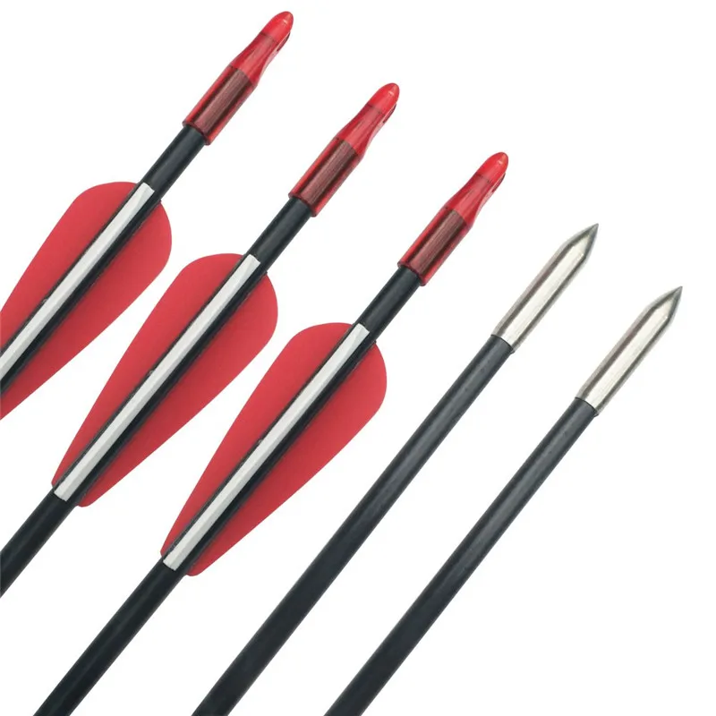 24 шт. Стекловолоконные стрелы для лука 80 см|Лук и стрела| |