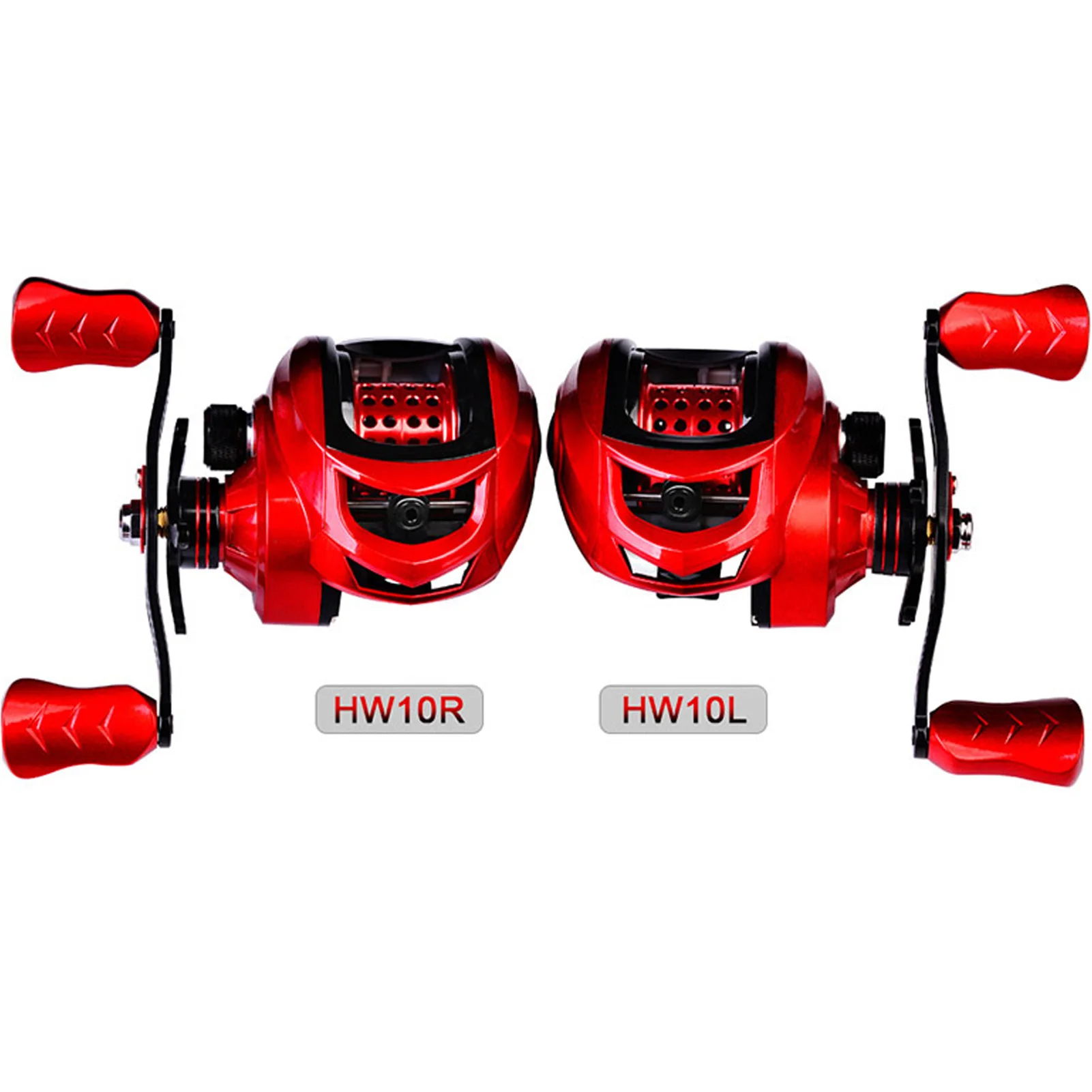 

New 7.2:1 Red Metal Throwing Reel9+1BB Left And Right Hand Fishing ReelFishing ReelSea Fishing ReelFishing Accessories