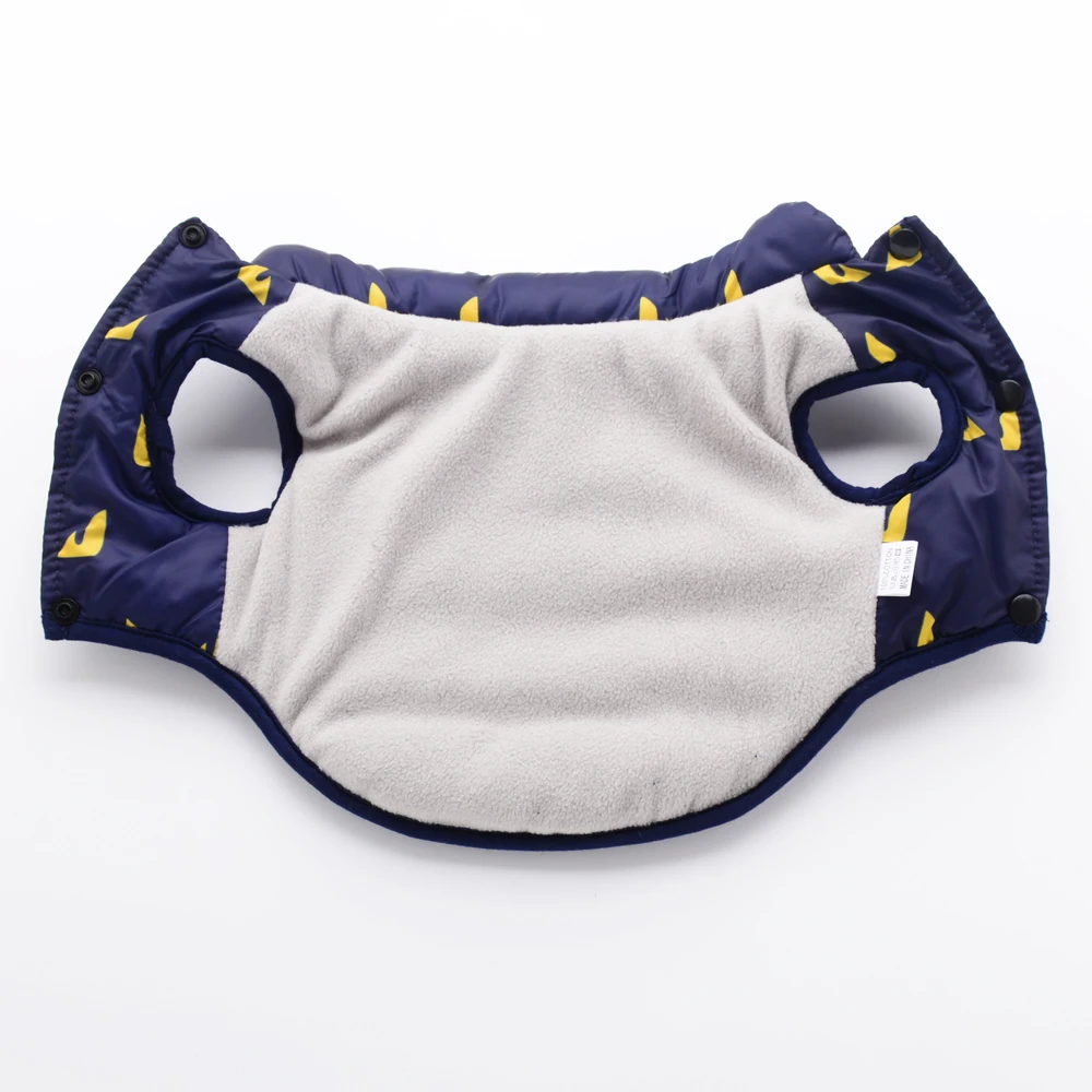 Зимняя куртка для собак щенков кошек маленький жилет-одежда хлопковое Стеганое