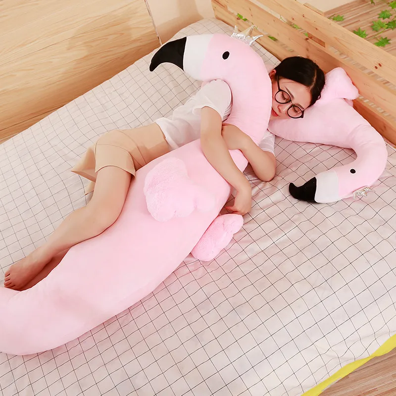 

Мультяшная Подушка 85/100 см, подушка для поддержки спины в виде животного для беременных, подушка для отдыха, игрушка в виде фламинго, подарок ...