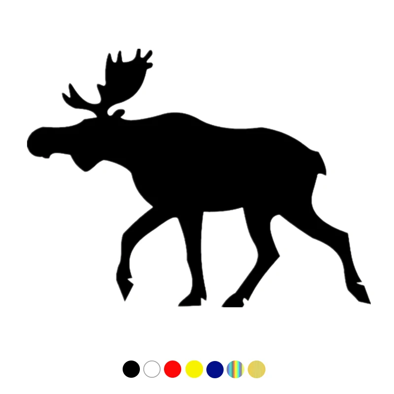 

CS-1579#20*15cm Moose funny car sticker vinyl decal for auto car stickers styling no background