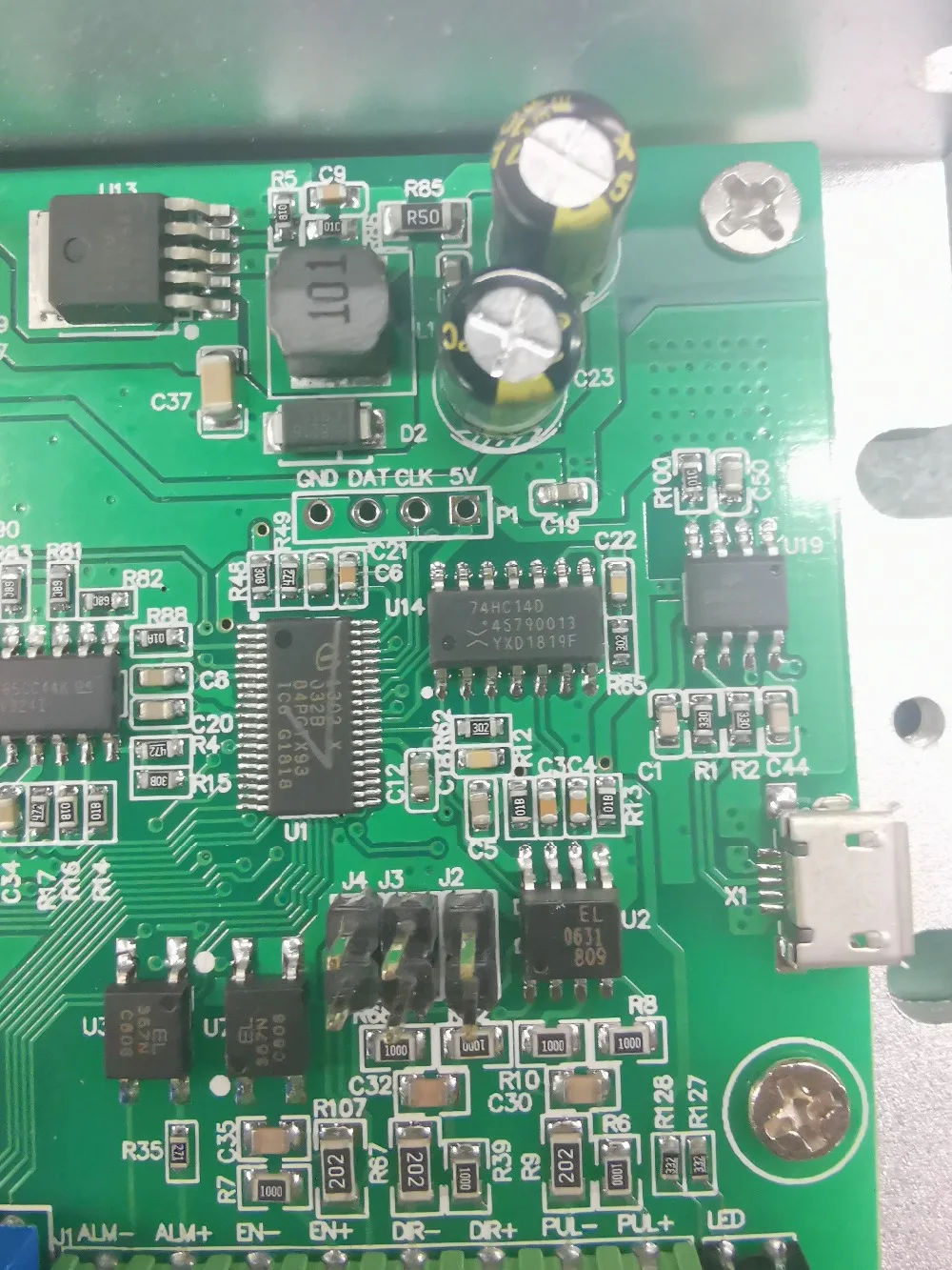 Rtelligent 24-50VDC Nema 24 шаговый двигатель с ЧПУ R60-AL с фазой отсутствует функция сигнализации и IO управления шаговый драйвер