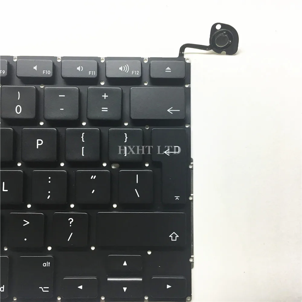 A1278 UK Клавиатура с подсветкой для Macbook Pro 1" A1278 Клавиатура ноутбука Великобритании английская модель 2009 2010 2011 2012 год