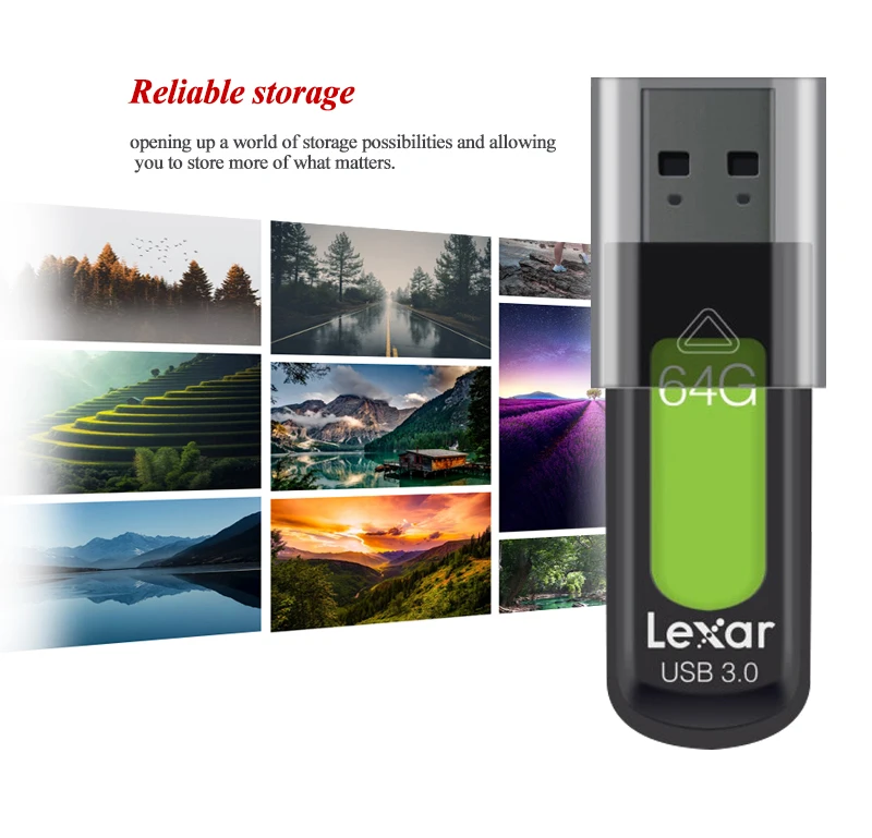 Lexar S57 USB флэш-накопитель 128 ГБ 256 ГБ макс Reaing Скорость 150 МБ/с. JUMPDRIVE 32 Гб 64 Гб флэш-накопитель Mini U диск USB 3,0 флеш-накопитель