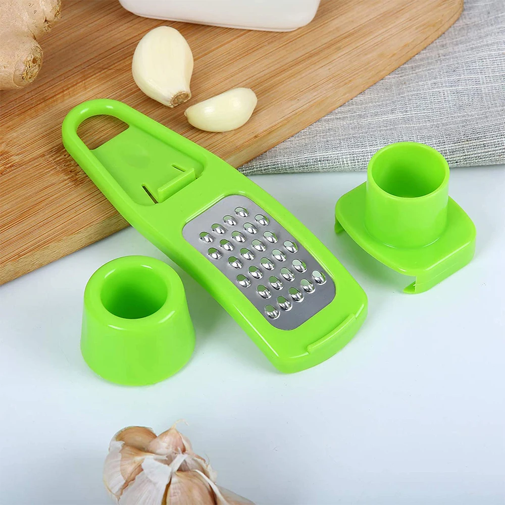 Multi-Function Manual Chopper Garlic Press Ginger Cutter Candy Color Plastic Grinding Tool Grater Grinder Kitchen Accessories | Дом и сад