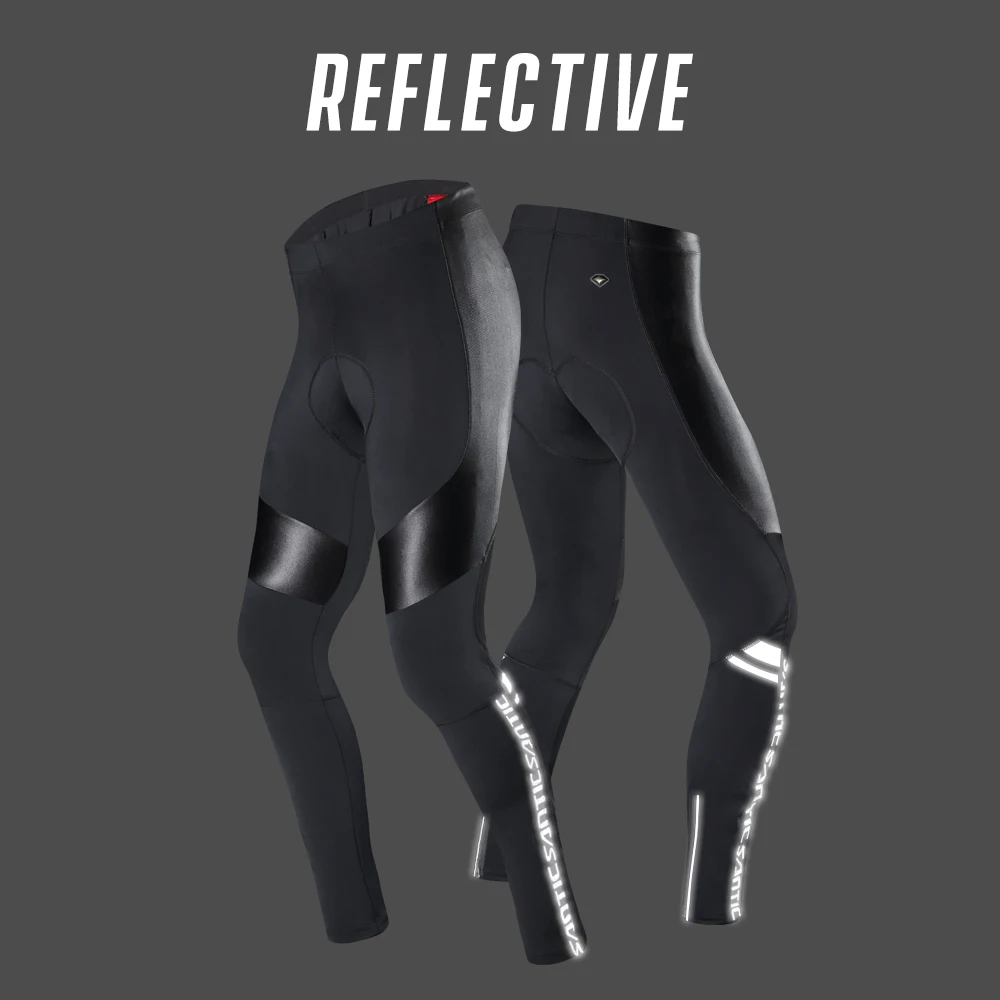 Santic Мужские штаны с подкладкой для велоспорта длинные Pro Fit весна осень 4D