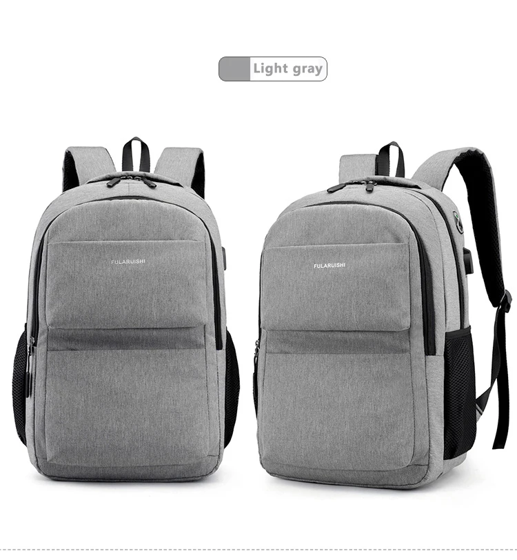Men Backpack School Bag Waterproof Nylon New Schoolbag Business Laptop Polyester Bag 14 Shoulder Bag 15.6 Inch Computer Packsack