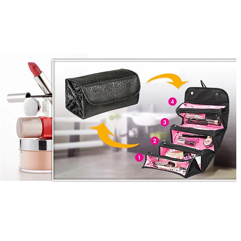 

Magic Sticker Protective Fashion Travel Zipper For Women Dustproof Home Portable Makeup Tools Storage Bag