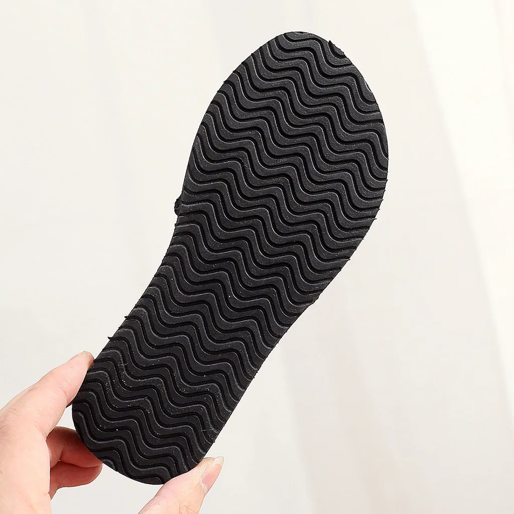 Женские тапочки с бантом для девочек Обувь на плоской платформе в богемном стиле