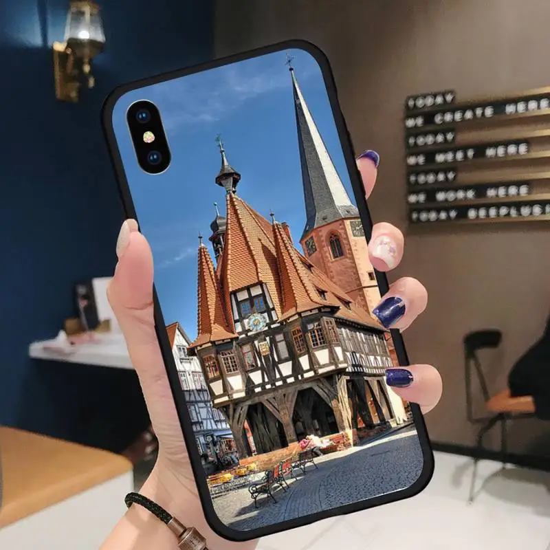 

Russian city building pattern Phone Case for iPhone 11 12 pro XS MAX 8 7 6 6S Plus X 5S SE 2020 XR