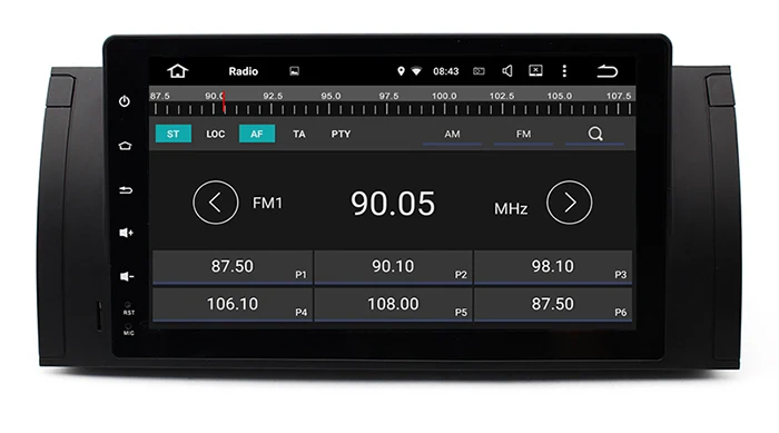 9 дюймовый автомобильный DVD плеер с восьмиядерным процессором Android 8 0 для BMW X5 E53 E39