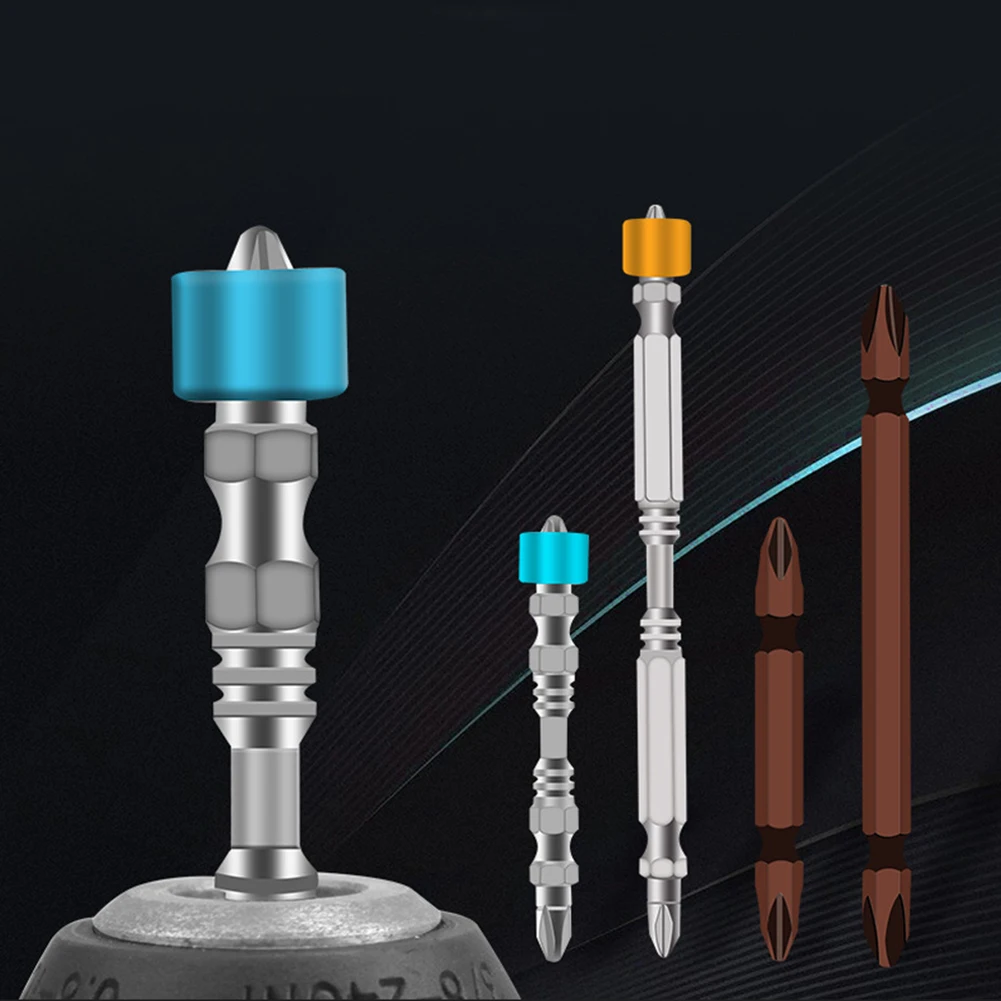 

10pcs Cross Screw Hex Shank Removable Non Skid Alloy Steel Woodworking Home Magnetic Collar Power Tool Part Screwdriver Bits Set