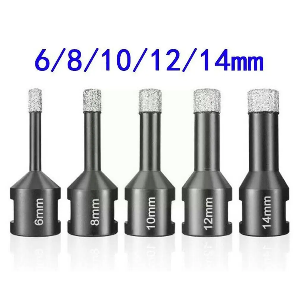 

6-14mm Diamond Drill Bit M14 Tile Marble Concrete Drilling Machine Punching Granite Tool Parts Angle Grinder Spare Hole V3H9